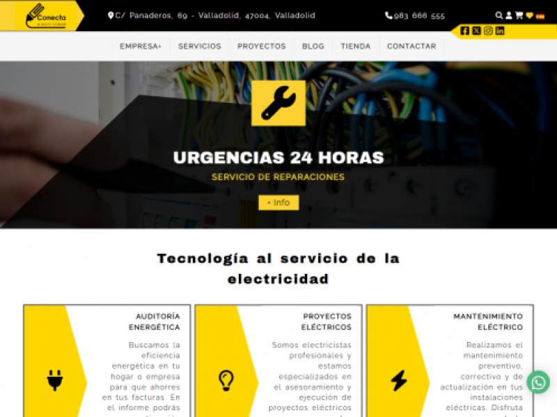 Empresa de electricidad en Valladolid PÁGINA WEB DE MUESTRA 12 03 2024 08 35 AM