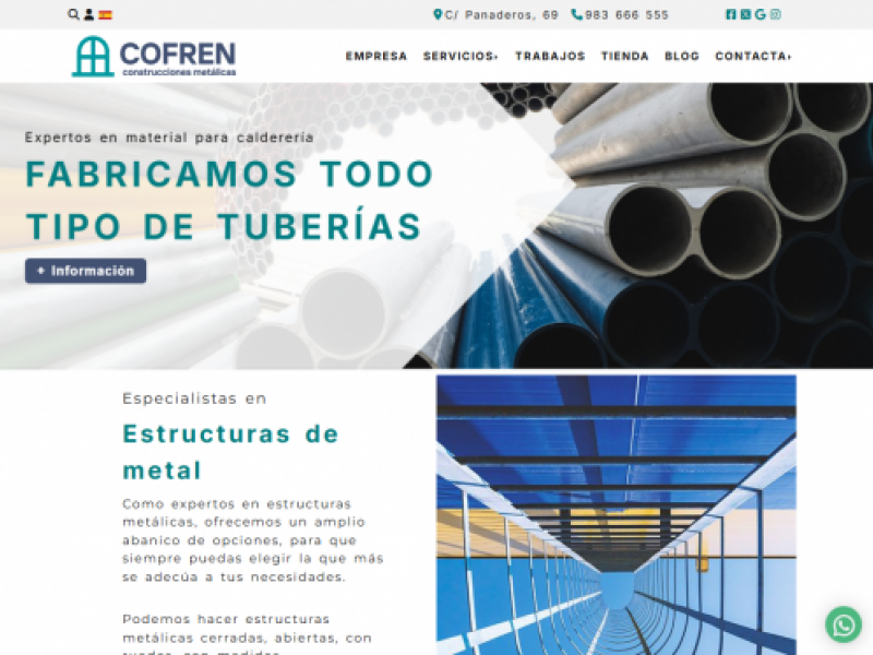 Empresa de construcciones metálicas Cofren 12 03 2024 08 31 AM