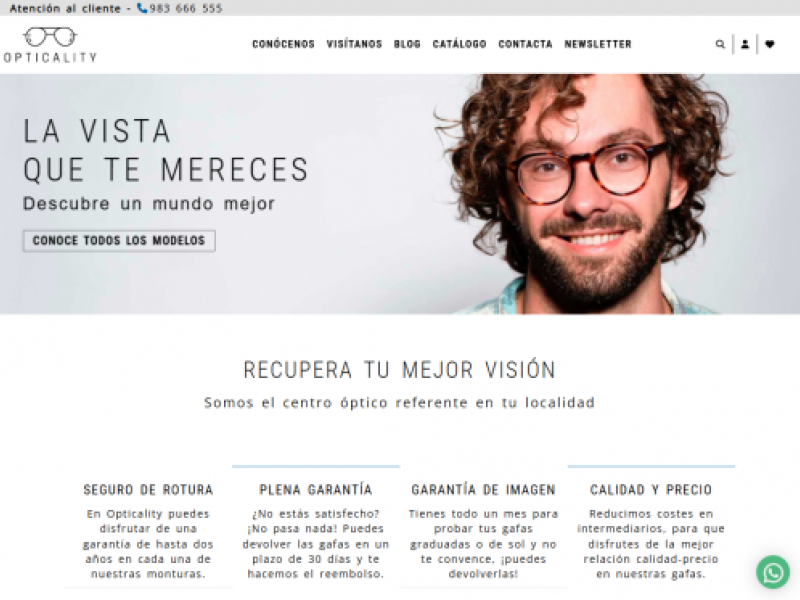 Tienda online de gafas y complementos Opticality 12 03 2024 08 36 AM