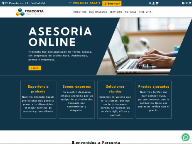 Asesores financieros en Valladolid Forconta 12 03 2024 08 29 AM